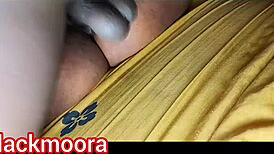 Emotional Behind-The-Scenes Missionary Cumshot on Shaved Pussy