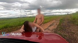 Did we really fuck outdoors with cars passing by and staring?