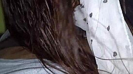 that college girl dipika is giving an amazing deep throat blowjob 😍