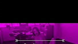 Stunning teen in elegant lingerie teases with tight pussy!