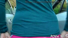 Teen in socks enjoys rough blowjob action