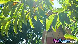 Elena Generi Poses Naked, Exposing Her Perfect Ass and Natural Tits