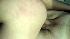 She Pushes Her Panties Aside And Sits For Intense Fucking.