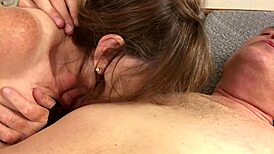 Granny Nun Carmen Turns Into A Sinful Cocksucker In Close-Up POV