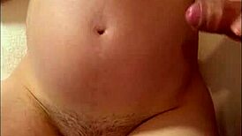 wild hardcore with petite blonde, but she's pregnant, really?