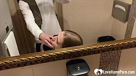 I love banging in the public bathroom, so damn thrilling!