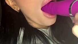 british exchange student solo play with squirting