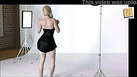 dusklight manor explores cute outfits in a curvy 3d world