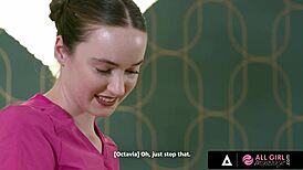 Hot Hazel Moore and Sexy Octavia Red Spark Erotic Chemistry