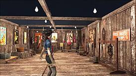 fallout 4 cute brunette teen in slutty tease fashion