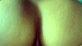 First try riding cock in her ass