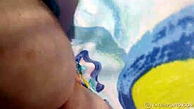 Chubby redhead BBW with hairy bush and big ass goes nude in public.