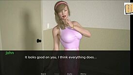 dusklight manor explores cute outfits in a curvy 3d world