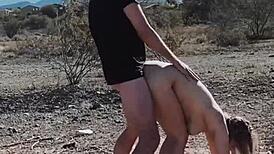 Oh god, rough sex in the car with my blonde wife!