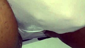 Ebony Babe Rubs Her Wet Pussy to Orgasm in Panties