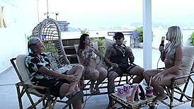 Compilados do Casal Kobra on Bora Cast with Bruna Carlos Feels So Wild - Parte 3 on Sheer Red