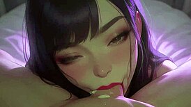 Please Cum in My Mouth - Young Asian Blowjob POV!