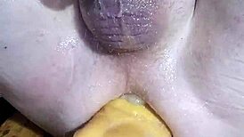 huge dildos stretch my oiled holes with double penetration and anal play