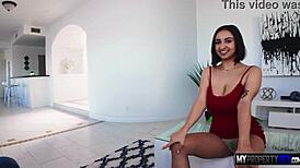 Divorced Hottie Films Sex Tape with Realtor in POV Threesome.