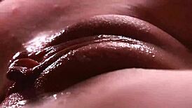 Man, you gotta see this extremely close-up sperm dripping down her pussy after homemade creampie!