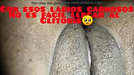 Lamiendo culo y vagina de mi esposa ecuatoriana culona en cuatro