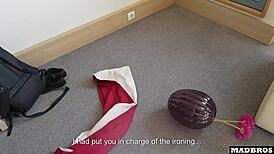 innocent french babysitter fucked hard