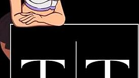 Dirty slut guzzles piss while taking huge cock in anus