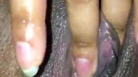 Latina Teasing Her Fat Pussy In Suggestive Masturbation