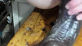 huge dildos stretch my oiled holes with double penetration and anal play