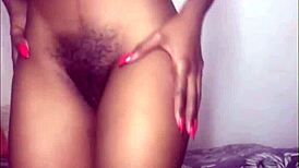 Petite teen fondles her ass in a sensual bath