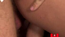 Unstoppable hardcore foursome with Black Angelika taking double action.