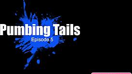 Amber Fucks Helpless Plumber with Cum-Soaked Ass Licking Action