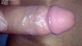 Teen amateur girl drenches her tight pussy in wet excitement