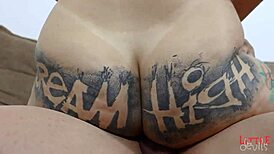 my stepsister's big ass got gaping anal for first time