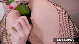 Sofia Star Craves Veggie and Fist in Gaping Asshole 4K