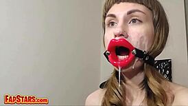 no gag reflex on display with the best blowjob show online