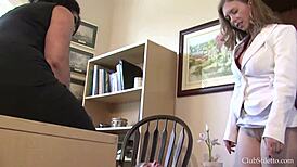 Boldly kiss the mistress's big ass to save your job