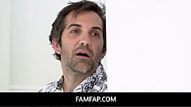 FamFap - Brunette Teen Stepdaughter Gianna Dior Fucked Hard by Stepdaddy Marcus London.