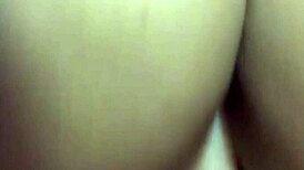 slut masturbates with dildo in car on webcam