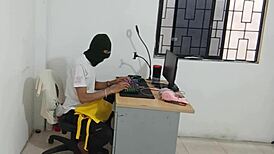 Neighbor Turns Horny Showing Off Sexy Latina Ass on Camera