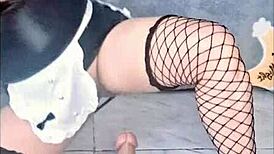 Latina Bunny Enjoys Big Dildo Squirting