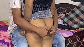 I love my big-ass Latina babe eating cock homemade style