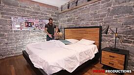 When Housesitting Gets Boring The Brunette Invites Her Lesbian Friend To Get Down And Dirty