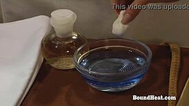 Big natural tits lesbian slave whipped by merciless madame