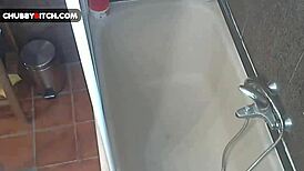 i cum hard in bathtub with my fat ass soapy teen