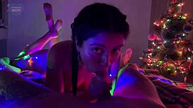 Stepsister teases my dick for an epic blowjob