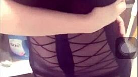 Sexy woman with a big ass and curves