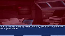 slave training in star wars game with master