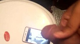 Cum explodes for eager black cock lover in wild action!