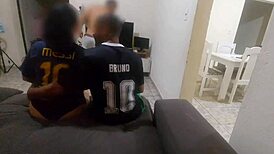 made a bet, got horny, ended up in dp with husband’s friend